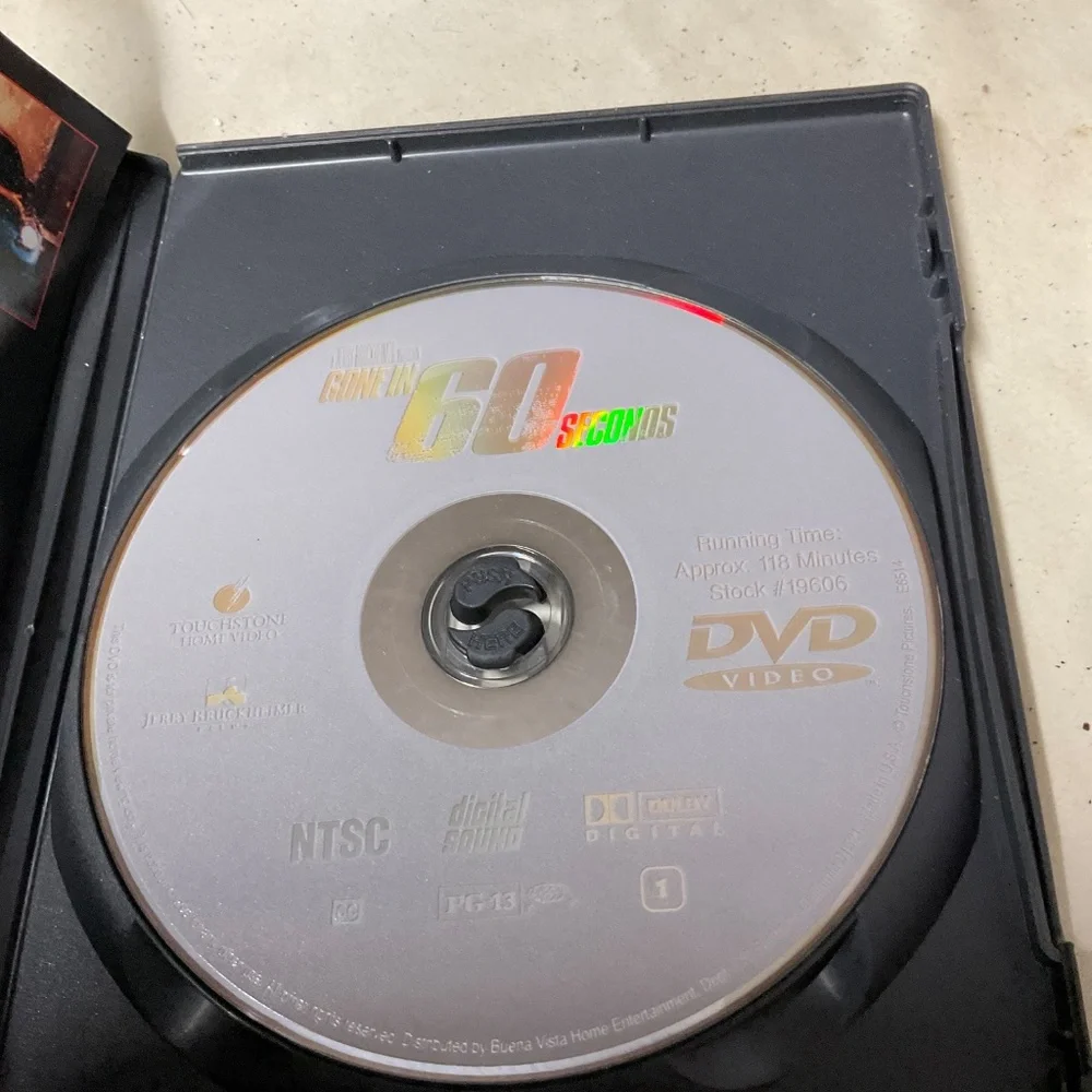 DVD - Gone in Sixty Seconds.  V131